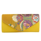 Embroidered Clutch 2021 Fashion Trending Embroidered Patterned Suede Evening Clutch Bags