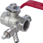 Cock Brass Ball Valve F X F With Y Drain Cock