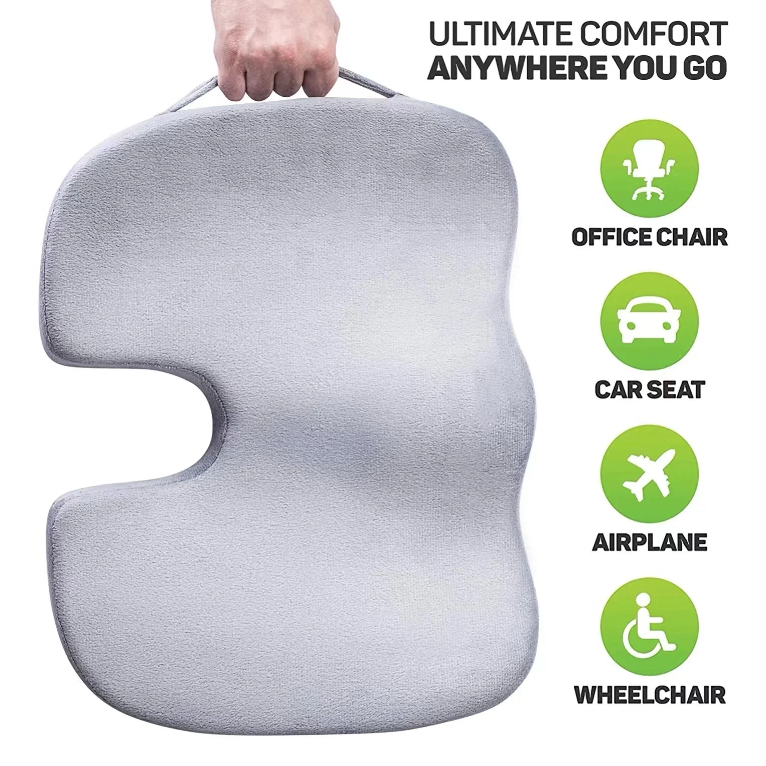 Wholesale Memory Foam Gel Seat Cushion,Orthopedic Seat Cushion Memory