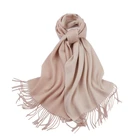 Shawl Long Cashmere Double Sided Scarf Warmth Shawl For Women Autumn Winter Long Tassel