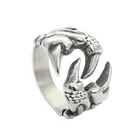 Ring Rings Rings Dragon Claw Ring Retro Trend Punk Stainless Steel Beast Claw Rings For Men