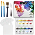 Artist Draw Paint KHY Promotional 12ML Permanent Water-based 24 Colors Artist Acrylic Paint