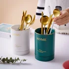 Kitchen Holder Kitchenkitchen Luxury Glazed Home Cutlery Tube Modern Ceramic Kitchen Utensil Holder