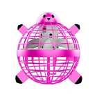 Plastic Toy Flying Gyratory 3d Plastic Gyroscopes Mini Flying Drone UFO Spinner Top Toy With Light