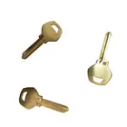 Key Factory Supply Attractive Price Metalic Home Blank Key Logo
