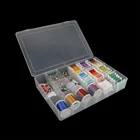 Container Storage Box 21801 Hot Sale Quality Guaranteed Transparent Bead Container With 17 Slots