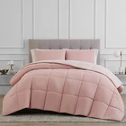 Comforter Polyester Polyester Microfiber Comforter Custom Size Down Alternative 100% Polyester Quilt Sets Bedding
