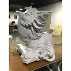 Custom Art Decoration Industrial 3d Printing Resin Large White Animal Figure Sculpture Model