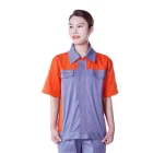 Logo Uniforms Uniform Custom Logo Acceptable Embroidery Logo Uniforms Short Sleeve Industrial Uniform