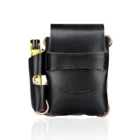 Cigarette Case Genuine Leather Smoking Cigarette Case Box With Lighter Holder