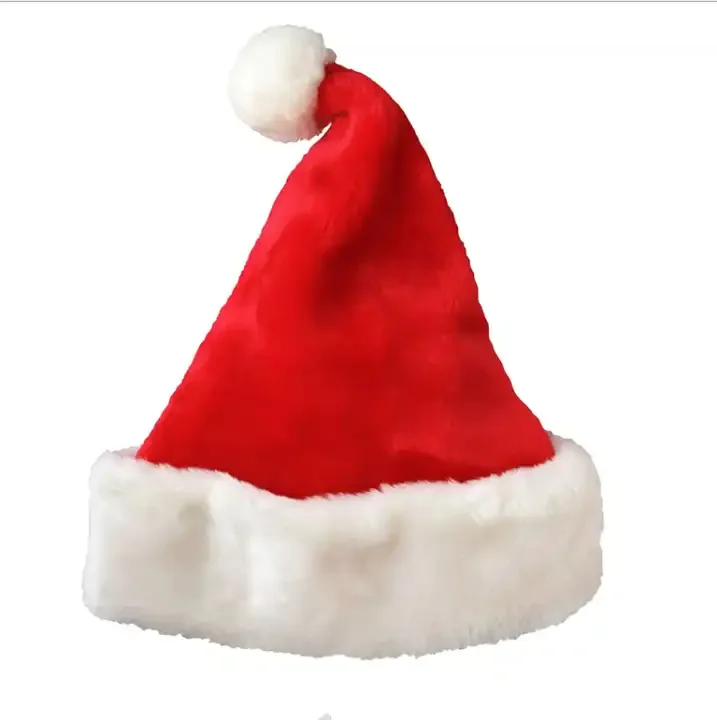 stock Led Christmas Hat Light-Up Sweater Knitted Santa Christmas Gift  Christmas Hats with flashing  Leds Lights