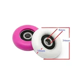 Plastic Wheel Plastic Bearing Wheel S626 Plastic Nylon Rubber Coated Bearing Wheel