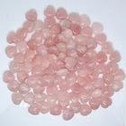 Heart Beads Heart Natural Crystal Stone Heart Loose Beads DIY Gift