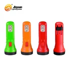 High Power Torch Emergency Lighting Plastic Rechargeable High Power Handheld Led Flesh Light Torch For Sale