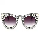 Elegant Pearl Fashionable And Elegant Large Frame Pearl Hydron Sunglasses Trend With Sunglasses Women