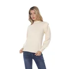 Pullover Pullovers Bulk Custom Round Neck Lazy Knit Sweater Pullover Turtleneck Sweater Women