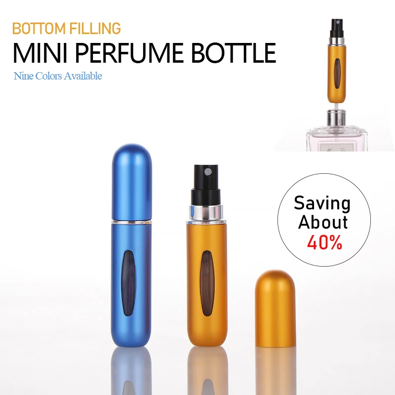 Manufacturers Spot Mini 5ml Refillable Perfume Bottle Perfume Aluminum Bottle Spray Bottle