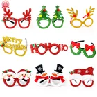 Party Party Festival Colorful Kids Heart New Year Theme Party Decorated Eyeglasses Christmas Glasses