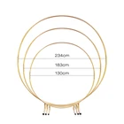 Wedding Hot Sale Metal Flower Wedding Stands Outdoor Garden Wedding Flower Stand Arch Round Flower Stand