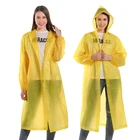 Raincoat Manufacturers Waterproof EVA PVC Raincoat Reusable Unisex Outdoor Camping Travel Hooded Rain Coat Poncho