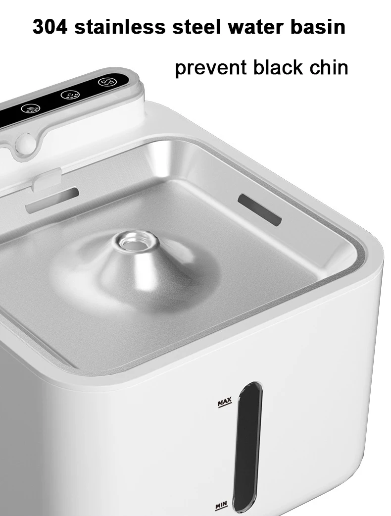 3l Automatic Cat Water Fountain 5200ma Electronic Pet Water Dispenser