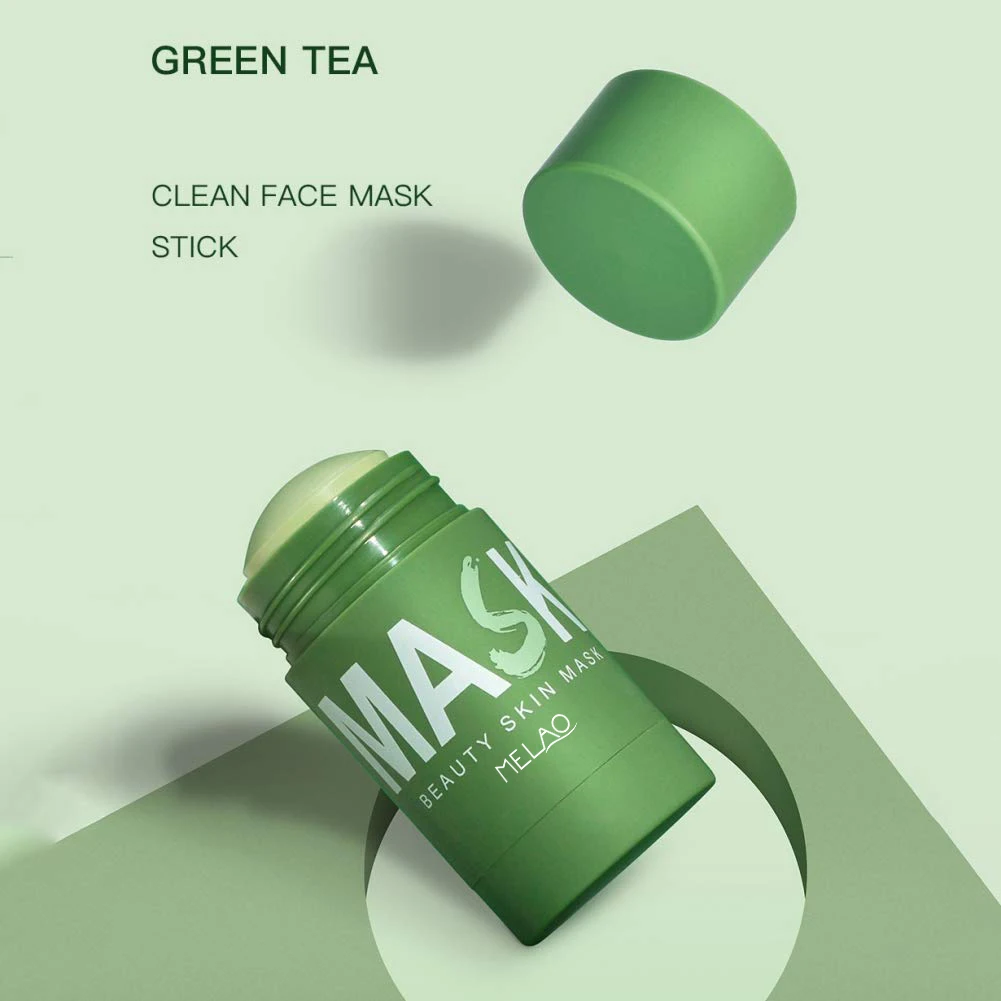 Green Tea Matcha  Purifying  Mud Clay Face Mask with with Bentonite Clay, Facial Masks Best for Acne, Blackheads, Wrinkles