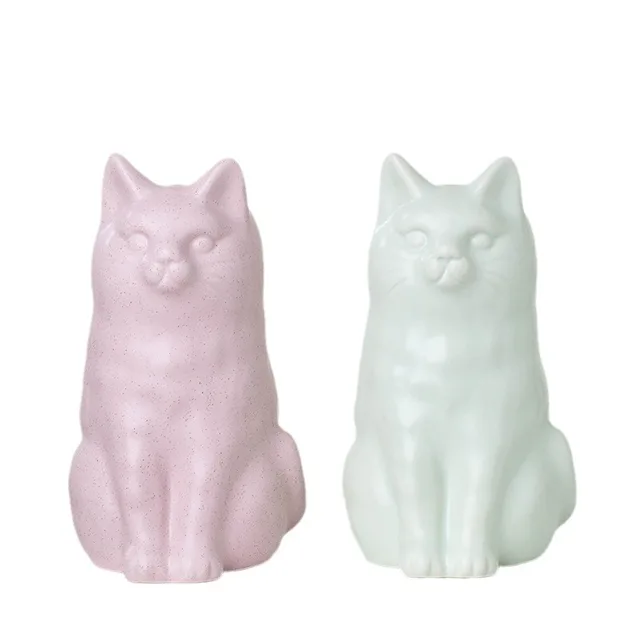 Cat Cartoon Porcelain Vases Wedding Dinner Table Decor Ceramic Vase Modern Dried Flower Vases