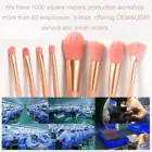Providers Wholesale Private Label Cosmetic Brush Pink Vegan Makeup Brush Set Custom Logo Brocha Maquillaje Profesional