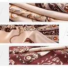 Vintage Silk Ladies Designer Vintage Custom Printed 100% Pure Scarf Silk Scarf