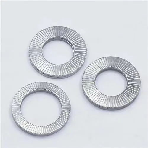 DIN25201 Self-Locking Double Stack Washer M8 M10 M12 M16 M20 Sizes Stainless Steel with Brass Aluminium Zinc Plain Finishes factory