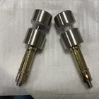 Glass Fitting 201 Stainless Steel Round Stair Standoff Glass Clamp Gold Color M8 Expansion Screws Fitting