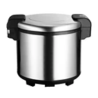 Keep Warm Rice Warmer 20L Multipurpose Electric Rice Warmer Aluminum Commercial Rice Warmer With 24 Hours Keep Warm