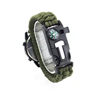 Wrist Watch Wrist Watches Factory Sale Cheap Survival Products Wrist Watch Parts Camping Hiking 3Mm Paracord Survival Watch