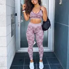Optional New Special Wholesale Multi-color Optional Two-piece Yoga Leggings Fitness Suit Seamless Suit