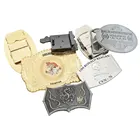 Design Belt Belt Belt Buckle Custom Low Price 3D Design Personalized Western Cowboy Gold Metal Men Belt Buckle For Man