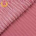 Pleated Pleated Shirt Fabric Knitted Stocklot Curtain Fabric Velvet Fabric For Dress