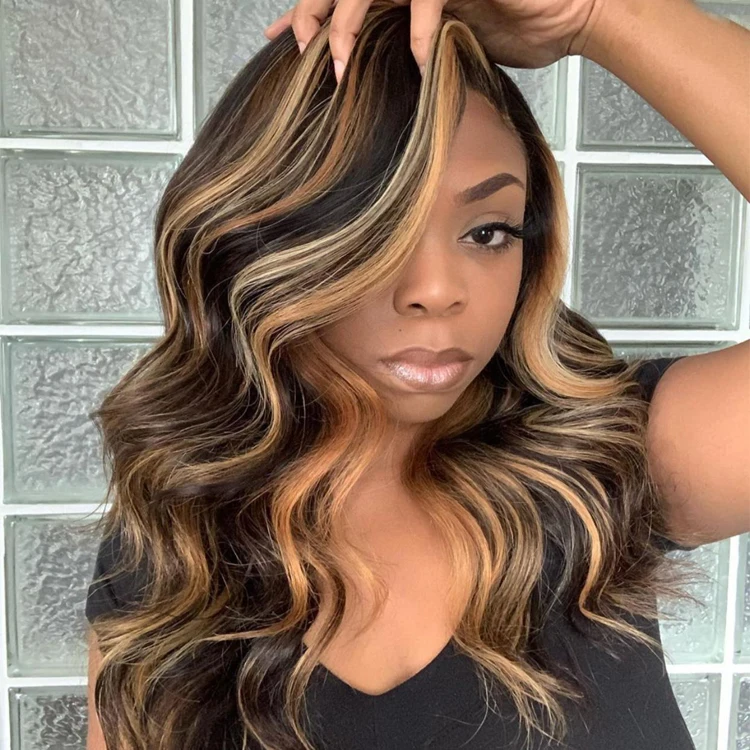 Custom Mix Highlight Color 100% Indian Remy Human Hair Wig Unit,Luxury  Straight Bo Wave Lace Front Unice Shy Atwigs Hair Wigs - Buy Custom Human  Hair Wigs,Human Hair Wigs With Highlight Color,Human