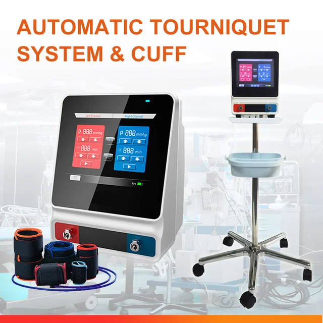 CE Approved Dual Channel Electric Automatic Tourniquet Pneumatic System Class-|| With Touch Screen