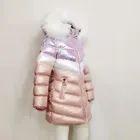 Children Clothes Children Padded Jacket Zipper Winter Clothes Shiny Girl Jacket