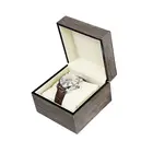 Ready To Ship High Quality Wood Grain Packaging Bangle Boxes MDF Wooden Watch Boxes