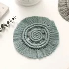 Macrame Good Quality With Factory Direct Sale Price Custom Placemats And Coasters Crochet Macrame Set Coaster