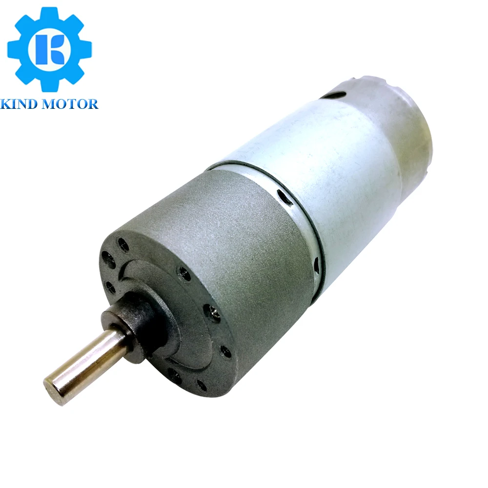 DC 12V Reduction Motor Electrical High Torque Gear Box with Long Output Shaft Home Devices Applications 100RPM~2000RPM 100RPM 