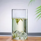 Wholesales New Design Round Shape High Borosilicate Glass Cup For Milk And Juice With Handle