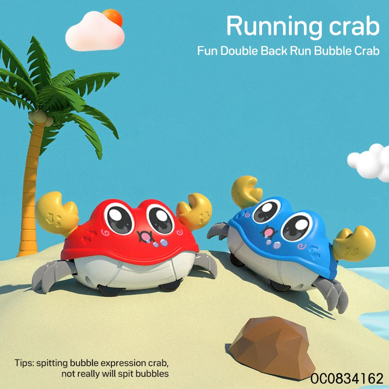 Non toxic crawling crab baby toy interactive walking for sale