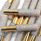 Glue G-33 Wholesale Waterproof Vegan Diamond False Eyelash Glue Bulk Golden Head Diamond Bottle Body