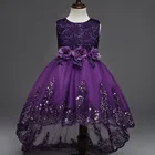 Dress Baby 2019 Hot Sale Summer Lace Dress Baby Girl Bow Princess Dress Birthday Party Full Dress