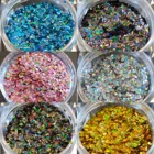 Cosmetic Glitter 2021 New Design GLITTER Flakes Fish Scale Nail Glitter For Cosmetic Nail