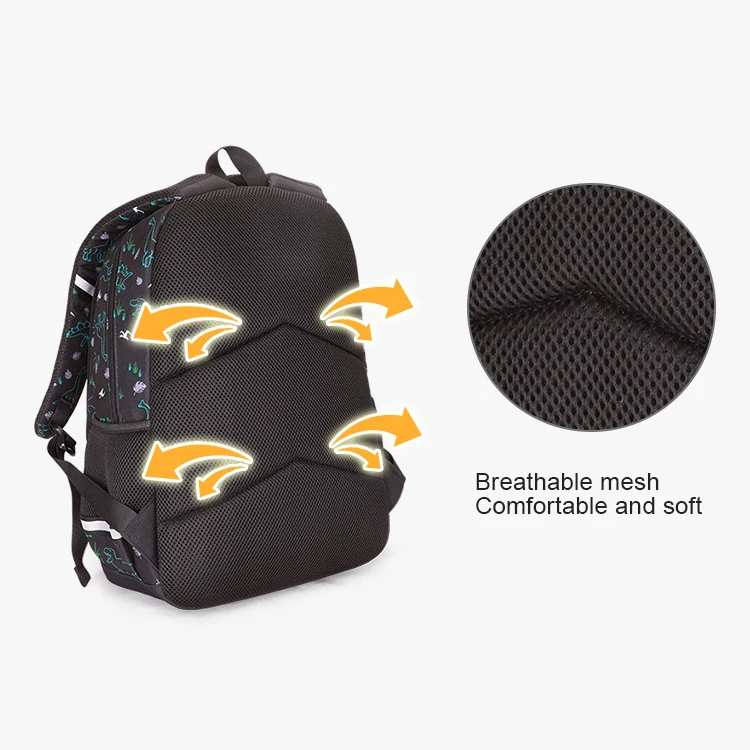 Oem Customize Printed Cartoon Student Book Bags Kids Travel Primary