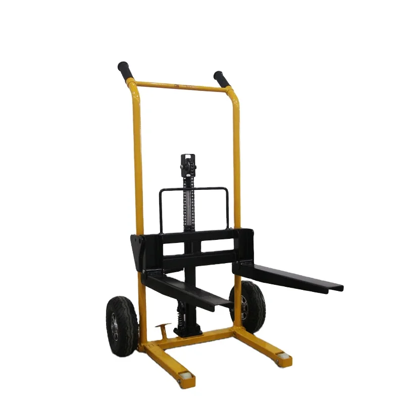 High Lift Pallet Truck 200KG Manual Stacker Keg Lifter Lift Height 92cm