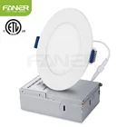 Energy Led Panel Light ETL Energy Star Certified 4'' 9W 6'' 12W 15W Dimmable Recessed Slim LED Panel Light
